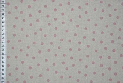 Métis à pois rose dans TISSUS JAPONAIS par Couture et Cie