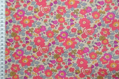 Tissu Liberty Betsy fluo thé, x10cm dans Accueil par Couture et Cie