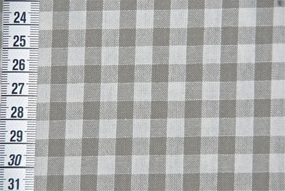Tissé teint vichy vert d&