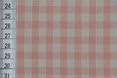 Tissé teint vichy rose dans TISSUS JAPONAIS par Couture et Cie