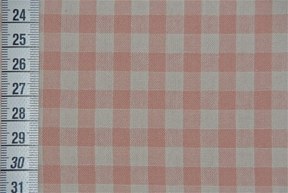 Tissé teint vichy rose dans TISSUS JAPONAIS par Couture et Cie