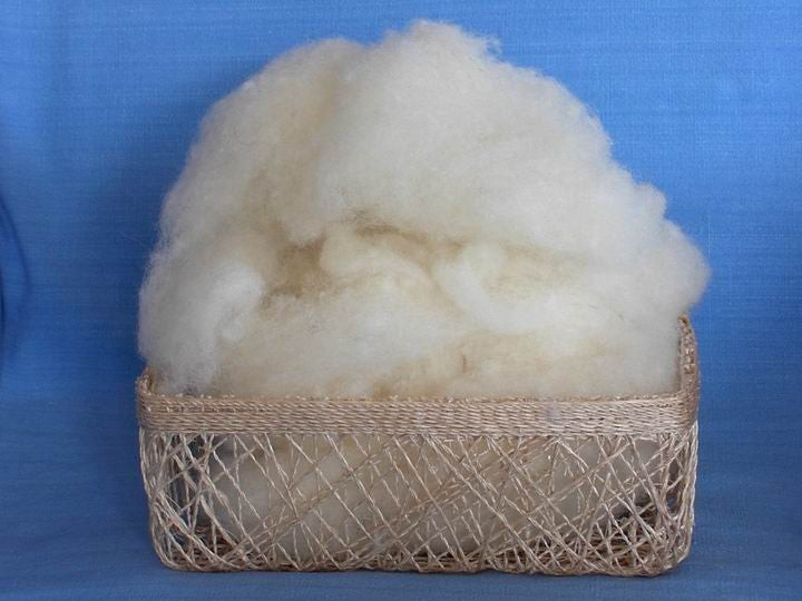 Laine cardée pour rembourrage naturelle &amp; biologique dans Fournitures poupées par Marotte et Cie