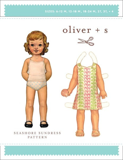 Seashore Sundress pattern 6 mois à 4 ans dans Oliver S par Couture et Cie