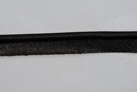 Passepoil satin noir dans Passepoils unis par Couture et Cie