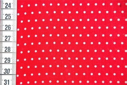 Tissu Petit Pois rouge dans Tissus par Couture et Cie
