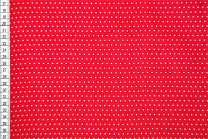 Tissu Petit Pois rouge dans Tissus par Couture et Cie
