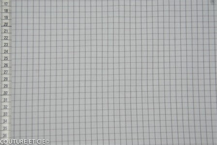 Petits carreaux blancs dans FRANCE DUVAL STALLA par Couture et Cie
