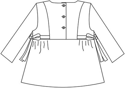 Patron blouse Colombine dans Papillon et Mandarine par Couture et Cie