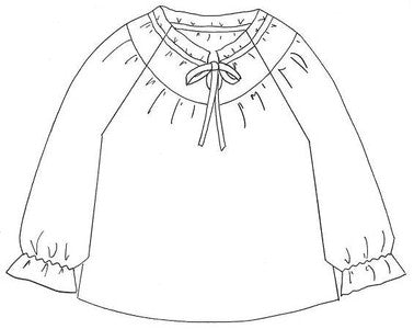 Patron blouse Little Angel dans Papillon et Mandarine par Couture et Cie