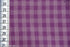 Flanelle de coton vichy prune ton sur ton, x10cm dans Tissus par Couture et Cie