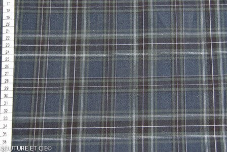 Scottish bleu nuit dans Tissus par Couture et Cie