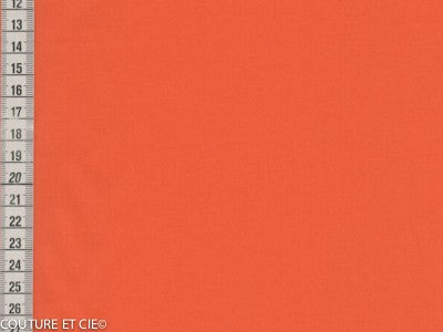 Popeline orange dans Popelines par Couture et Cie