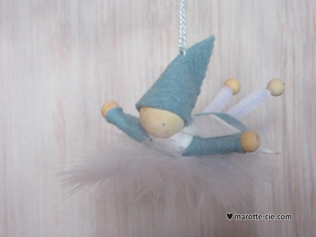 Fiche LUTIN PLUME dans Fiches Déco Noël par Marotte et Cie