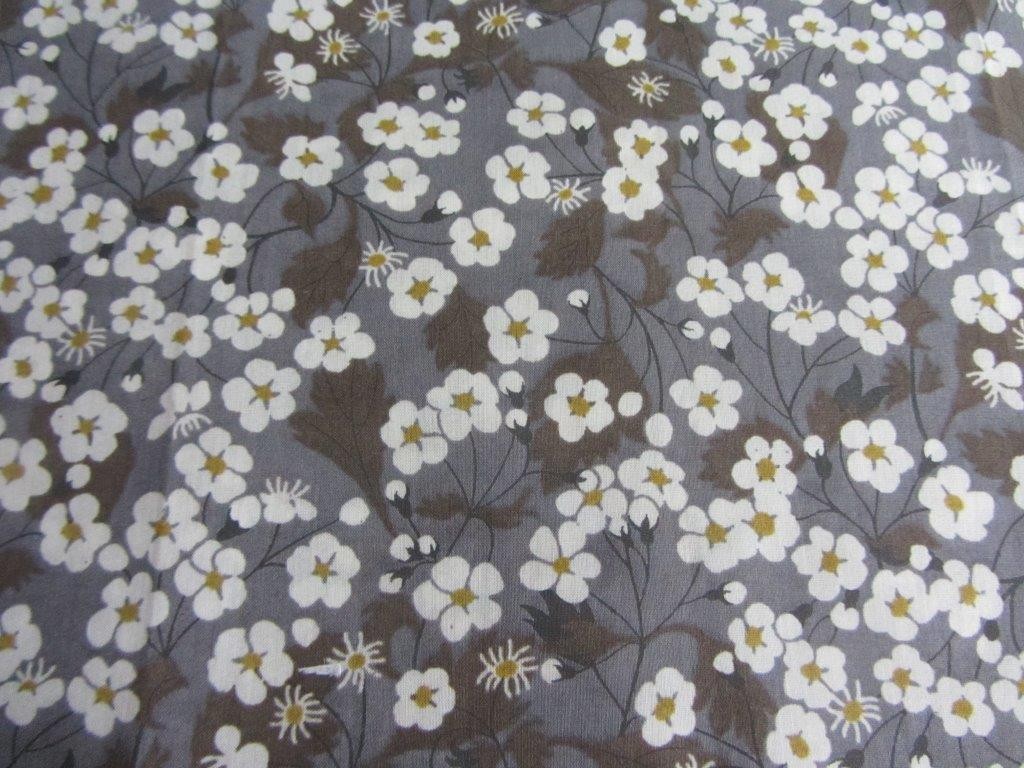 COUPON LIBERTY MITSI GRIS 65 x 45 cm dans Tissus par Marotte et Cie