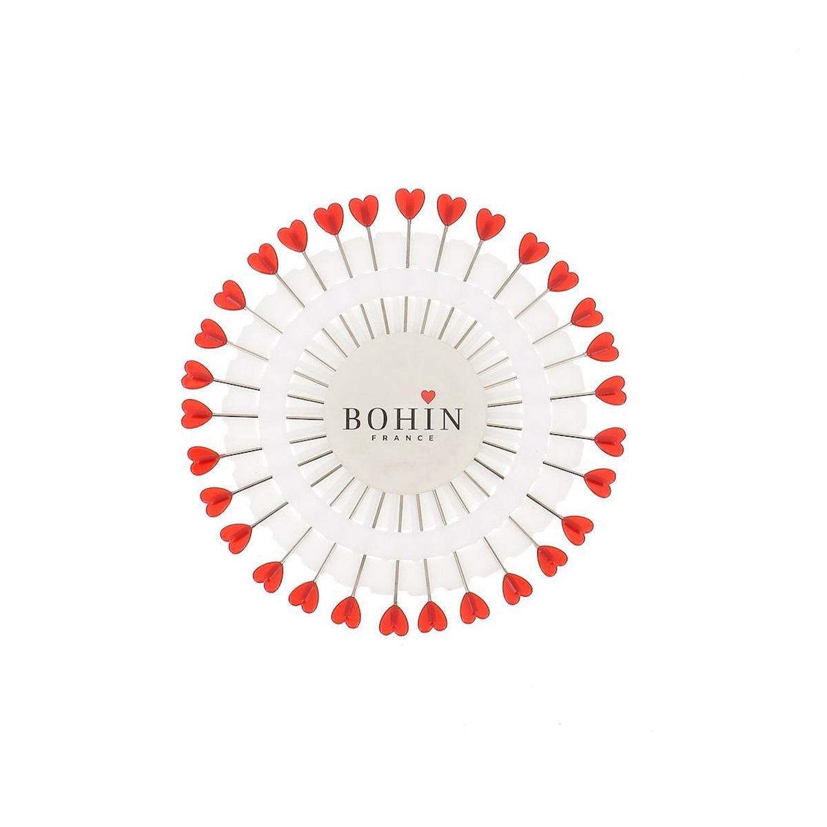 Epingles tête coeur Bohin